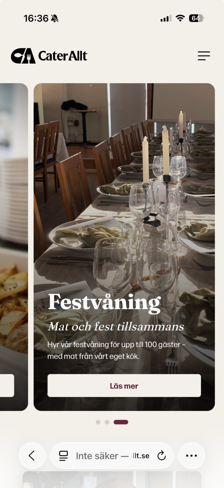 Catering, Festvåning och Lunch i Bromma CaterAllt 3